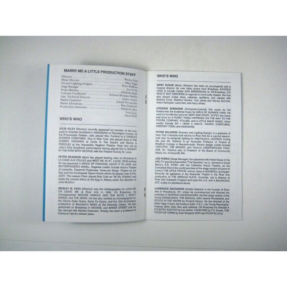 River Arts Woodstock Festival Bearsville Theatre Program 1991 Peter Reardon - Picture 4 of 5